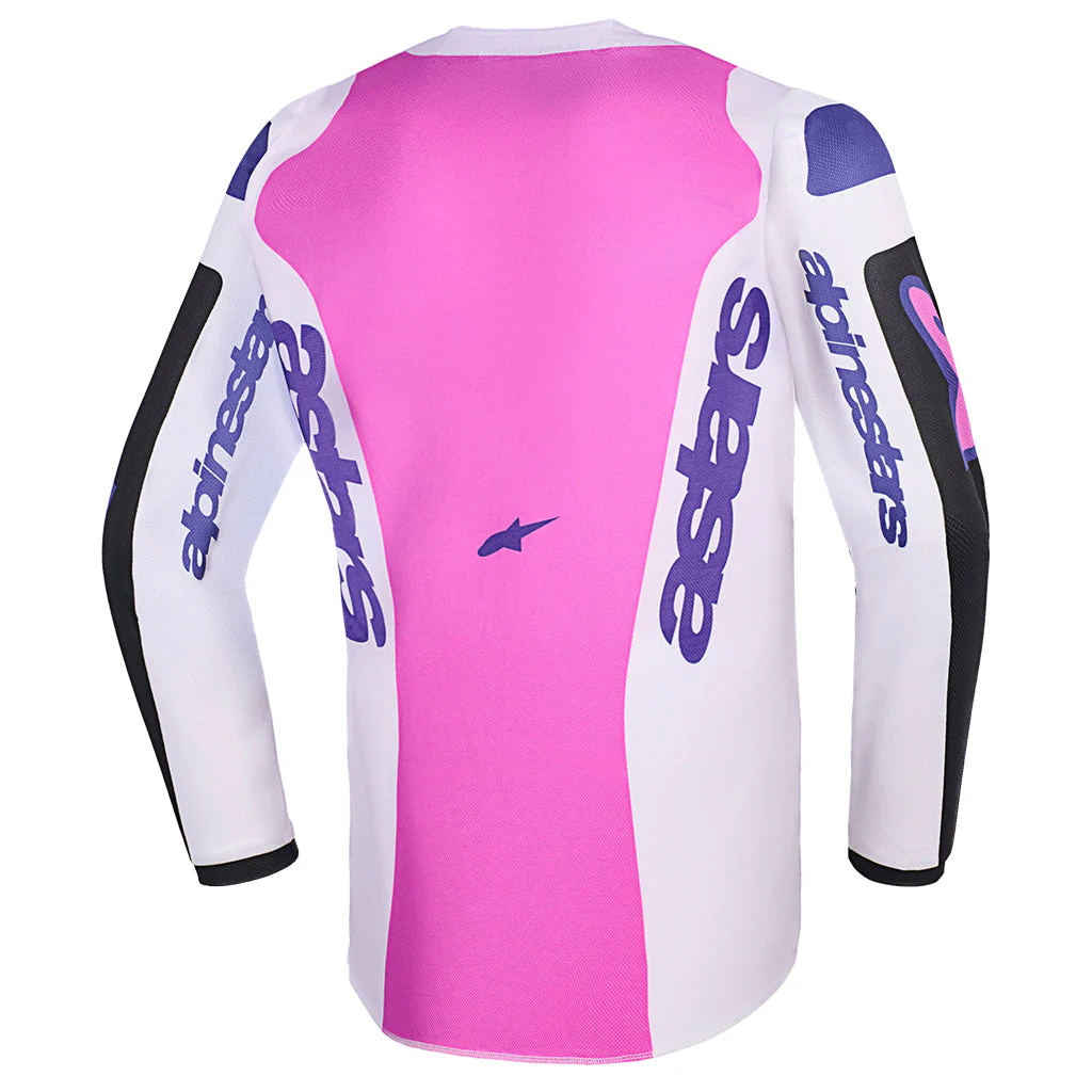 Alpinestars - 2026 Youth Fluid Grid Black/Gray/Purple MX Combo - Image 3