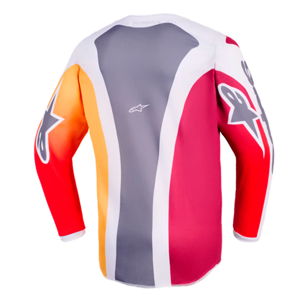 Alpinestars - 2026 Youth Fluid Portl Red/Gray Jersey - Image 2