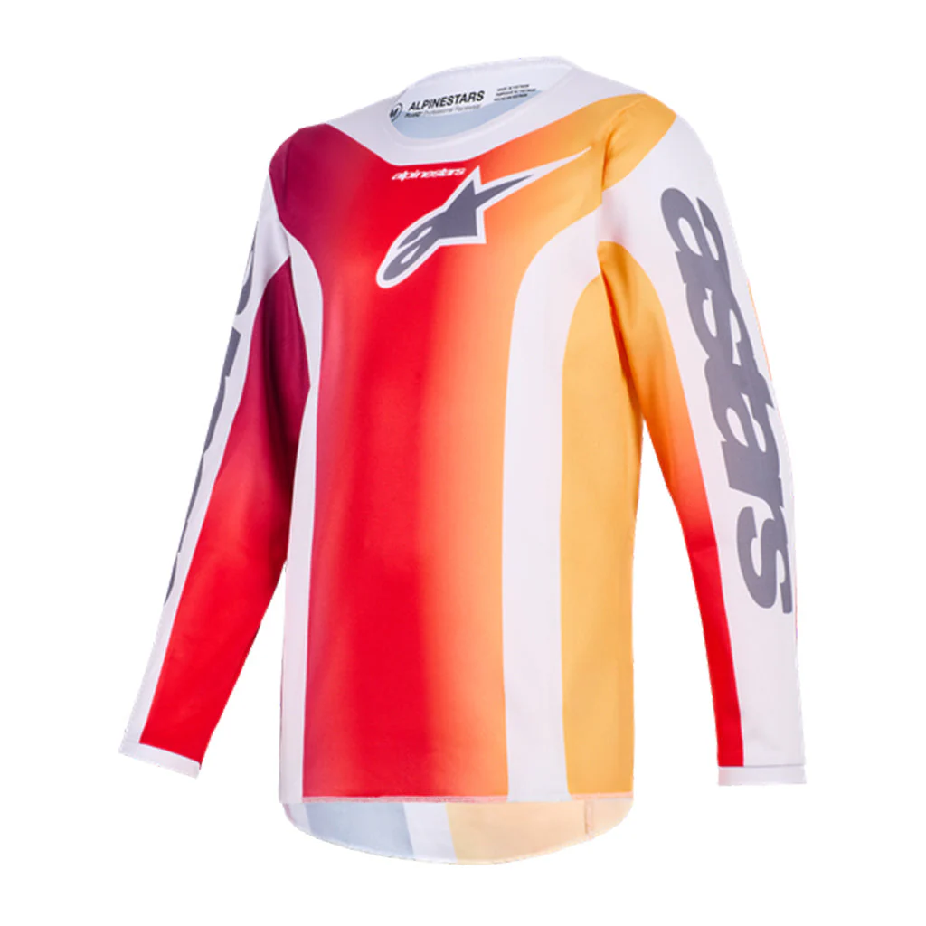 Alpinestars - 2026 Youth Fluid Portl Red/Gray MX Combo - Image 2