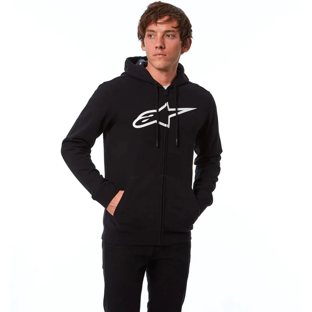 Alpinestars - Ageless Black/White Zip Hoodie - Image 2