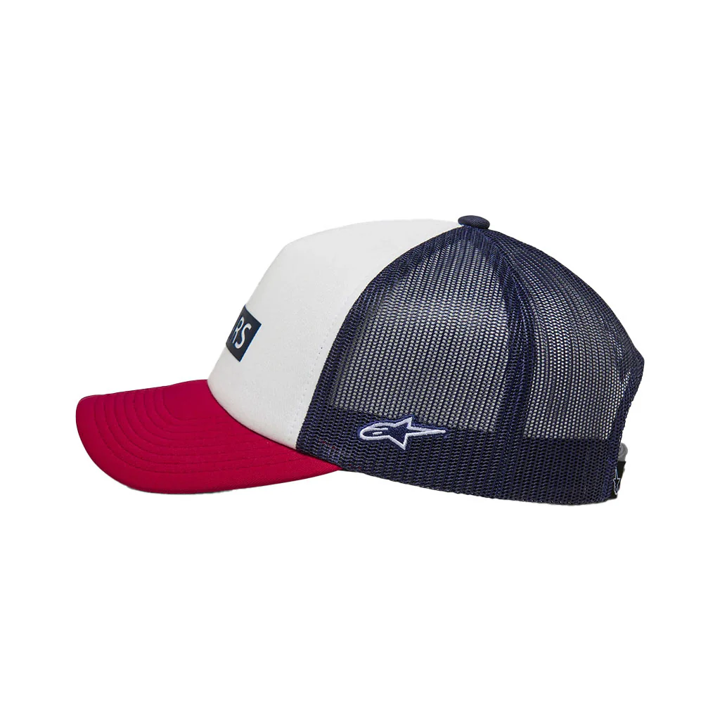 Alpinestars - Clarified Foam White Red Trucker Hat - Image 4