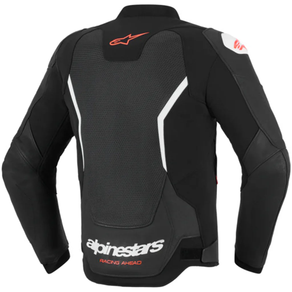 Alpinestars - GP Force V2 Black/White Air Leather Jacket - Image 2