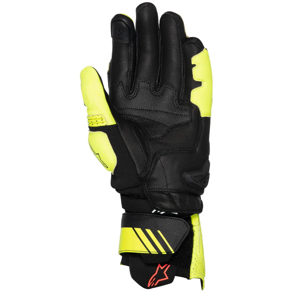 Alpinestars - GP Plus R V3 Fluro Yellow Leather Gloves - Image 2