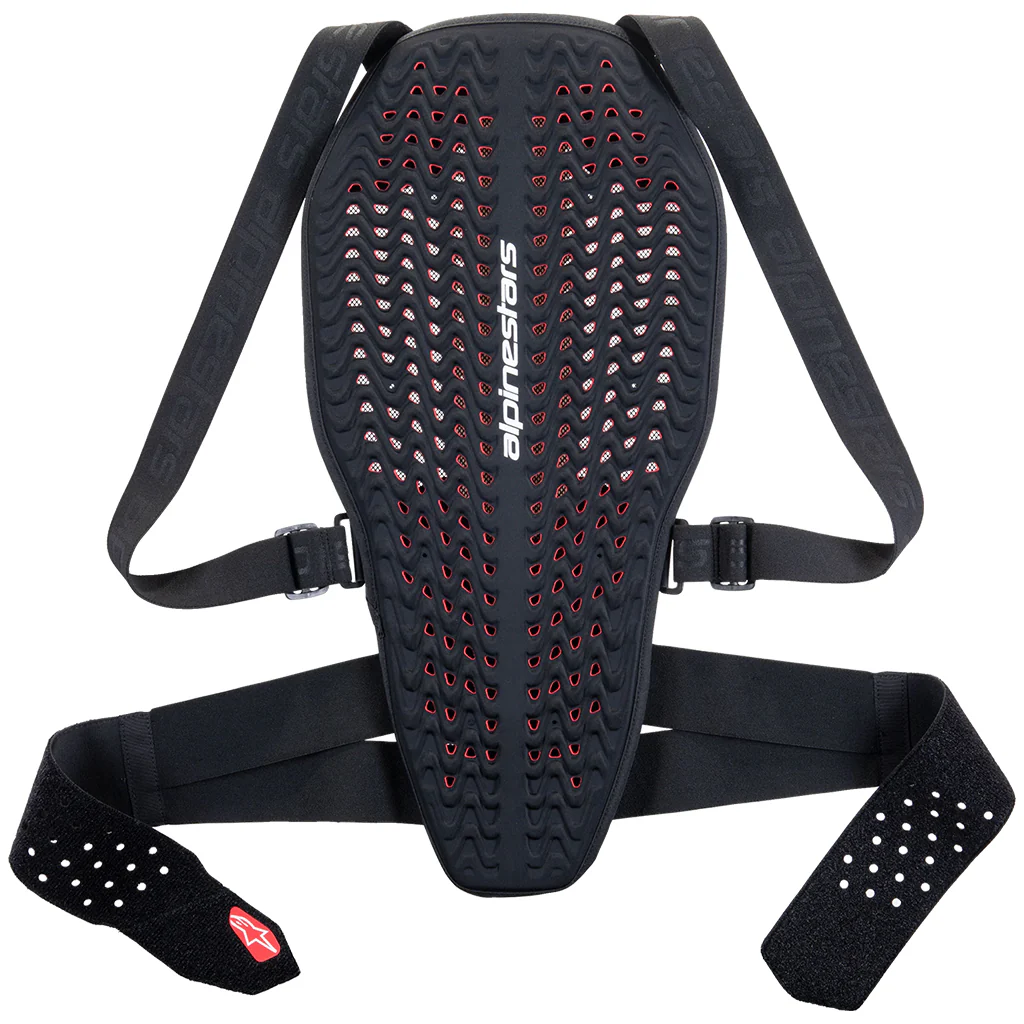 Alpinestars - Nucleon Plasma Black/White/Red Strapped Back Protector - Image 2