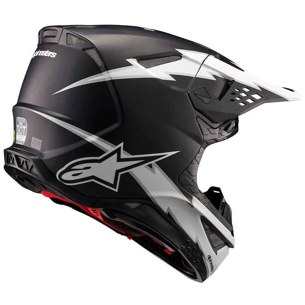 Alpinestars - SM10 Ampress Black/White Helmet - Image 2