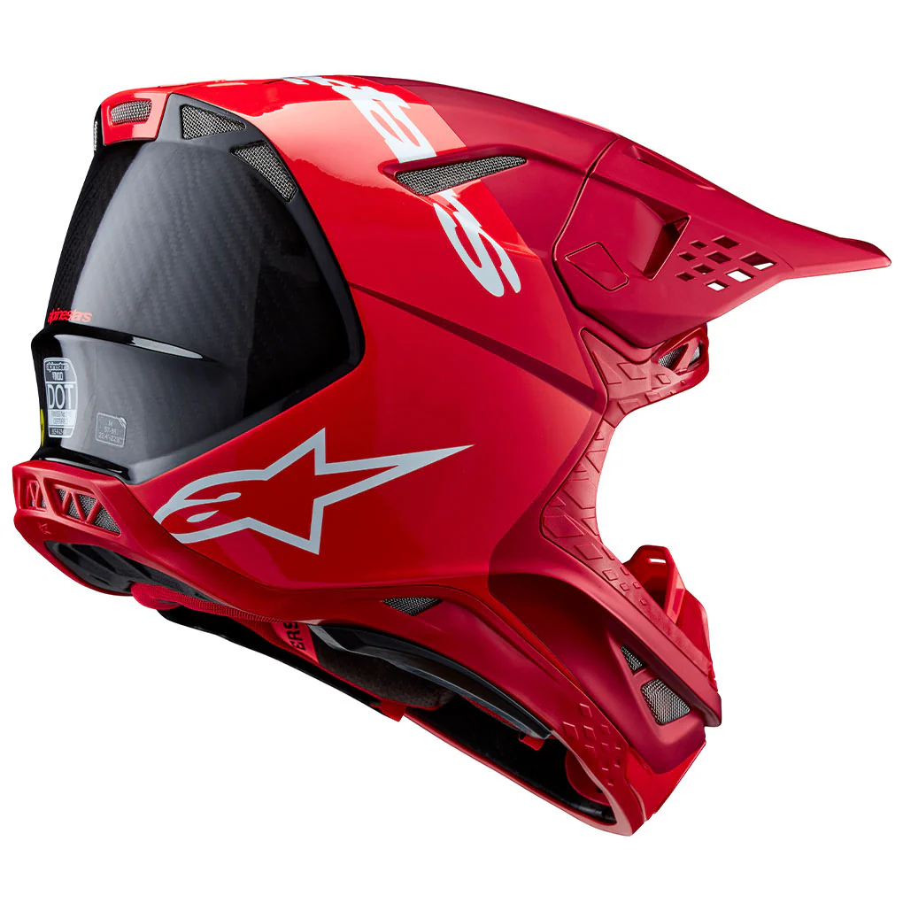 Alpinestars - SM10 Flood Red Matt/Gloss Helmet - Image 2