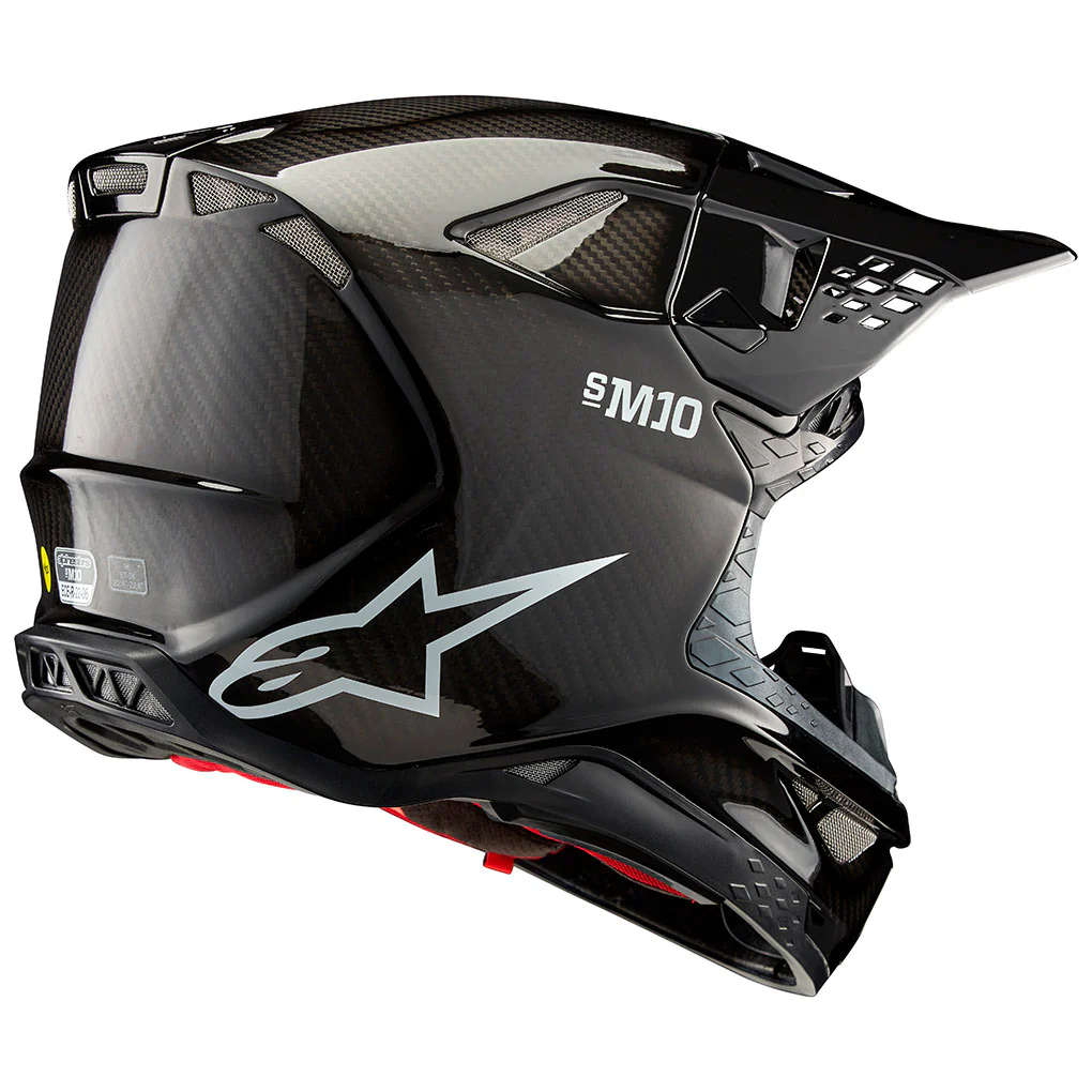 Alpinestars - SM10 Solid Gloss Carbon Helmet - Image 2