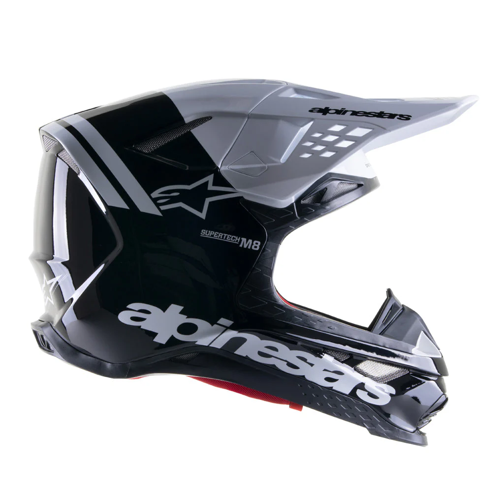 Alpinestars - S-M8 Radium Black/White Helmet - Image 2