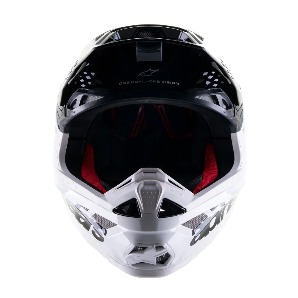 Alpinestars - S-M8 Radium Blue/White Helmet - Image 5