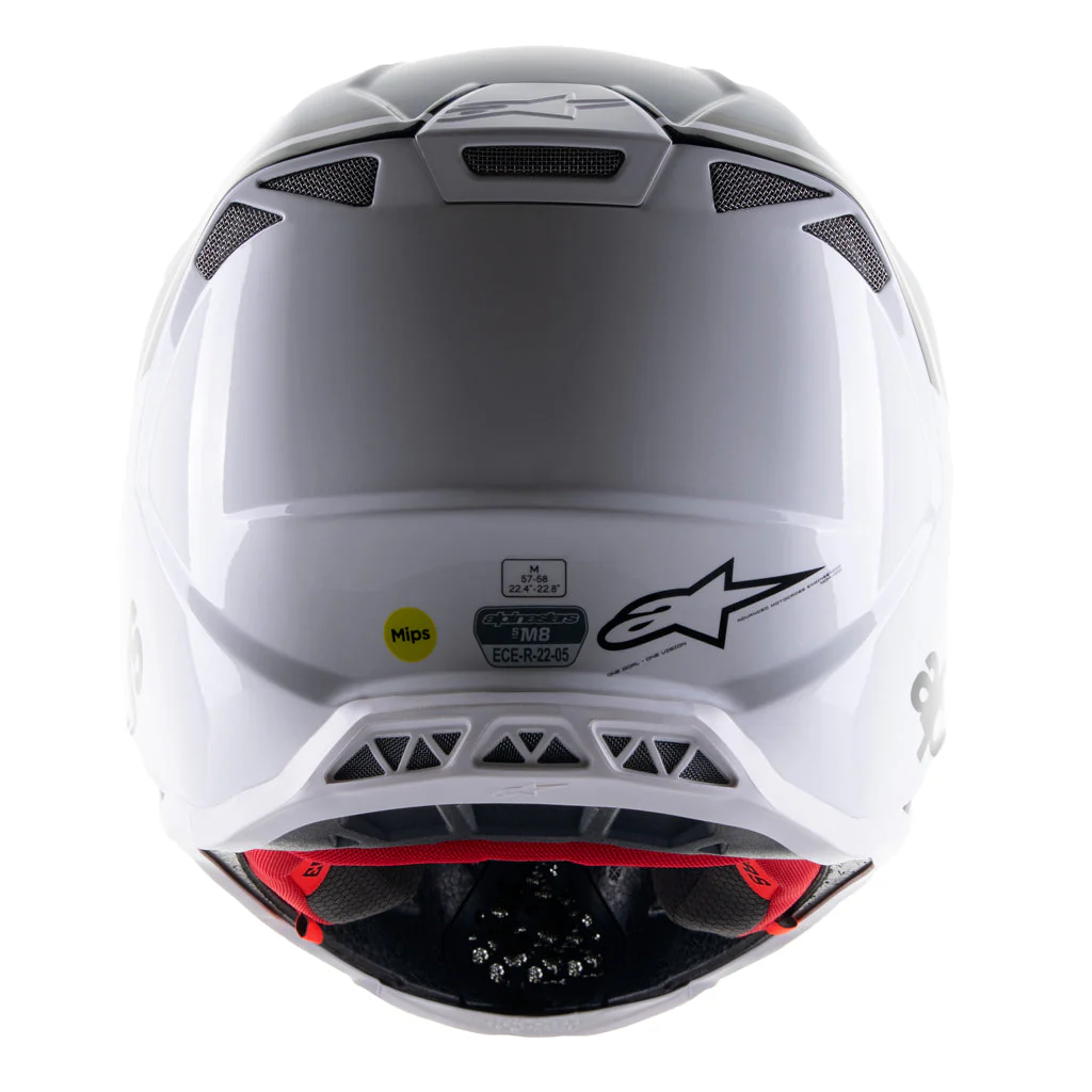 Alpinestars - S-M8 Radium Blue/White Helmet - Image 6