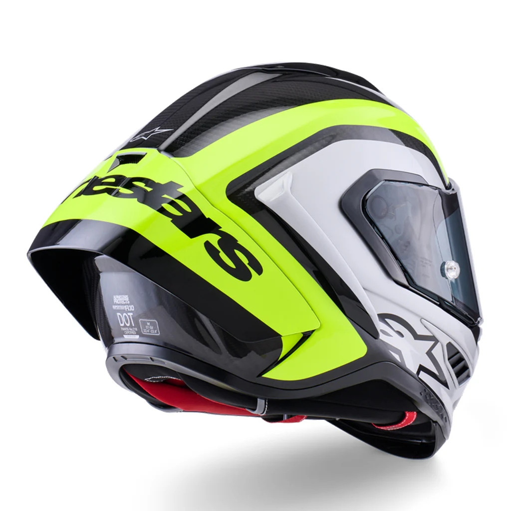 Alpinestars - SR10 Arius Black/Silver/Yellow Helmet - Image 4