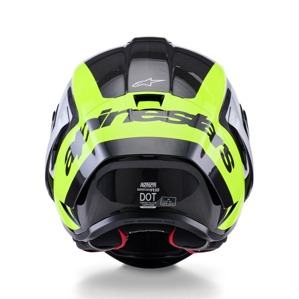 Alpinestars - SR10 Arius Black/Silver/Yellow Helmet - Image 5