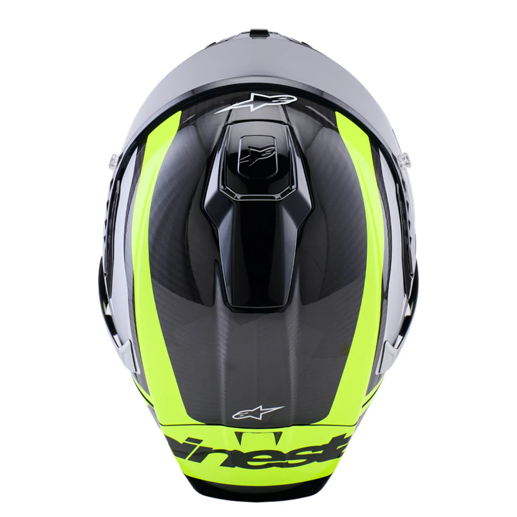 Alpinestars - SR10 Arius Black/Silver/Yellow Helmet - Image 7