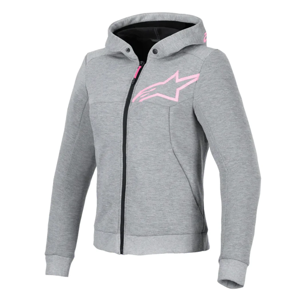 Alpinestars - Stella Chrome V2 Grey/Pink Sport Hoodie