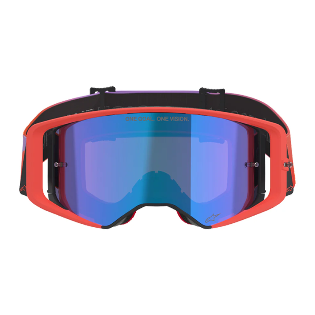 Alpinestars - Supertech Coral/Purple Corp Goggles - Image 2