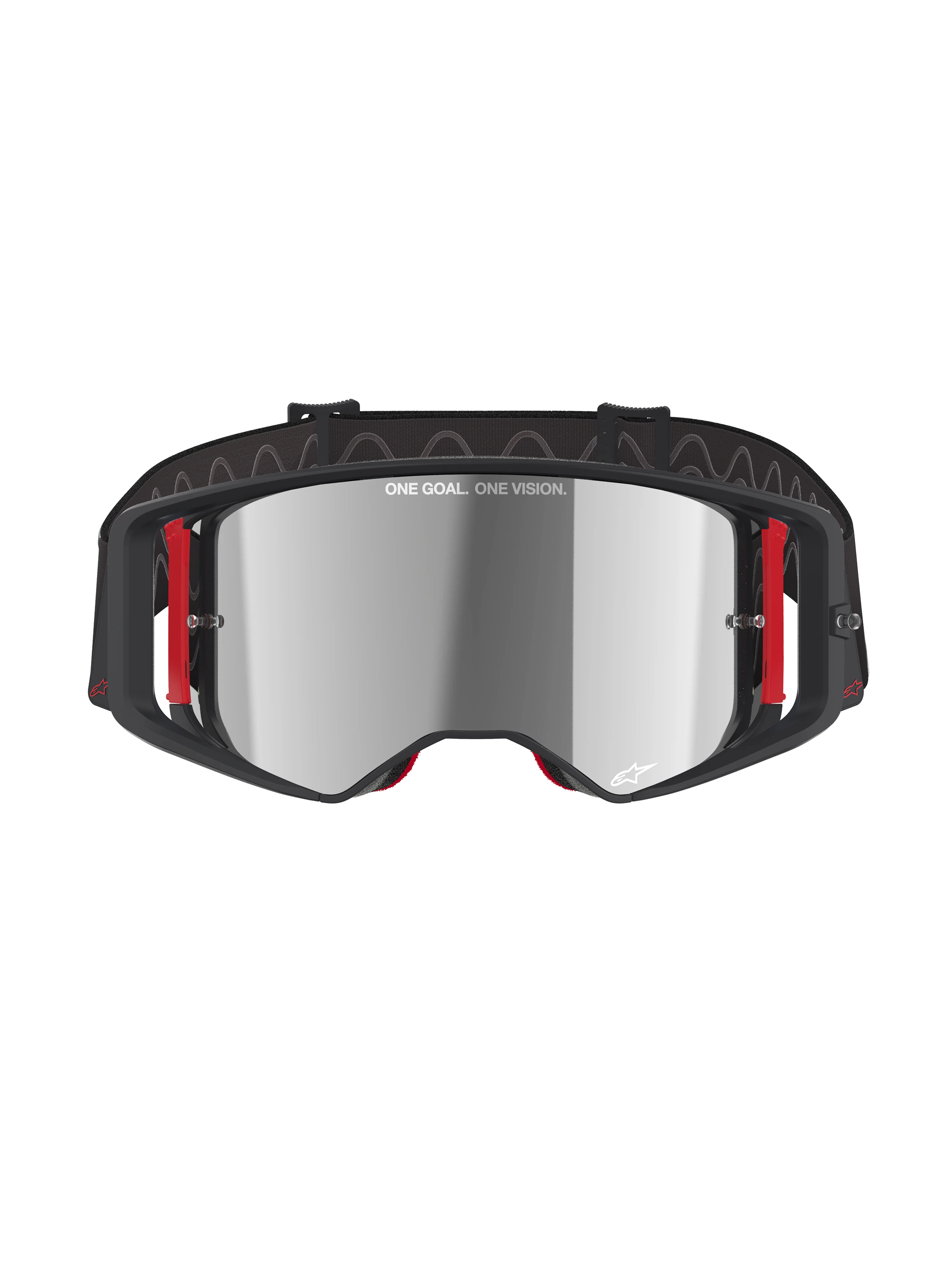 Alpinestars - Supertech Corp Black/Red Mirror Lens Goggle - Image 3