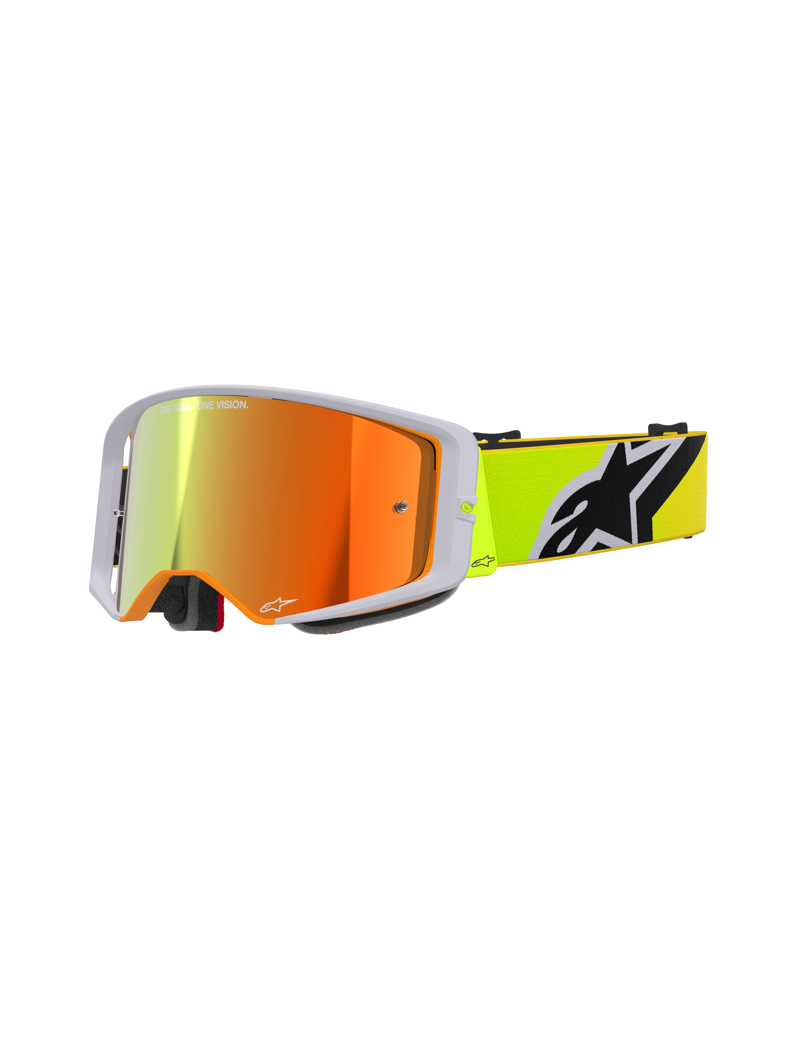 Alpinestars - Supertech Corp Yellow/Grey Mirror Lens Goggle