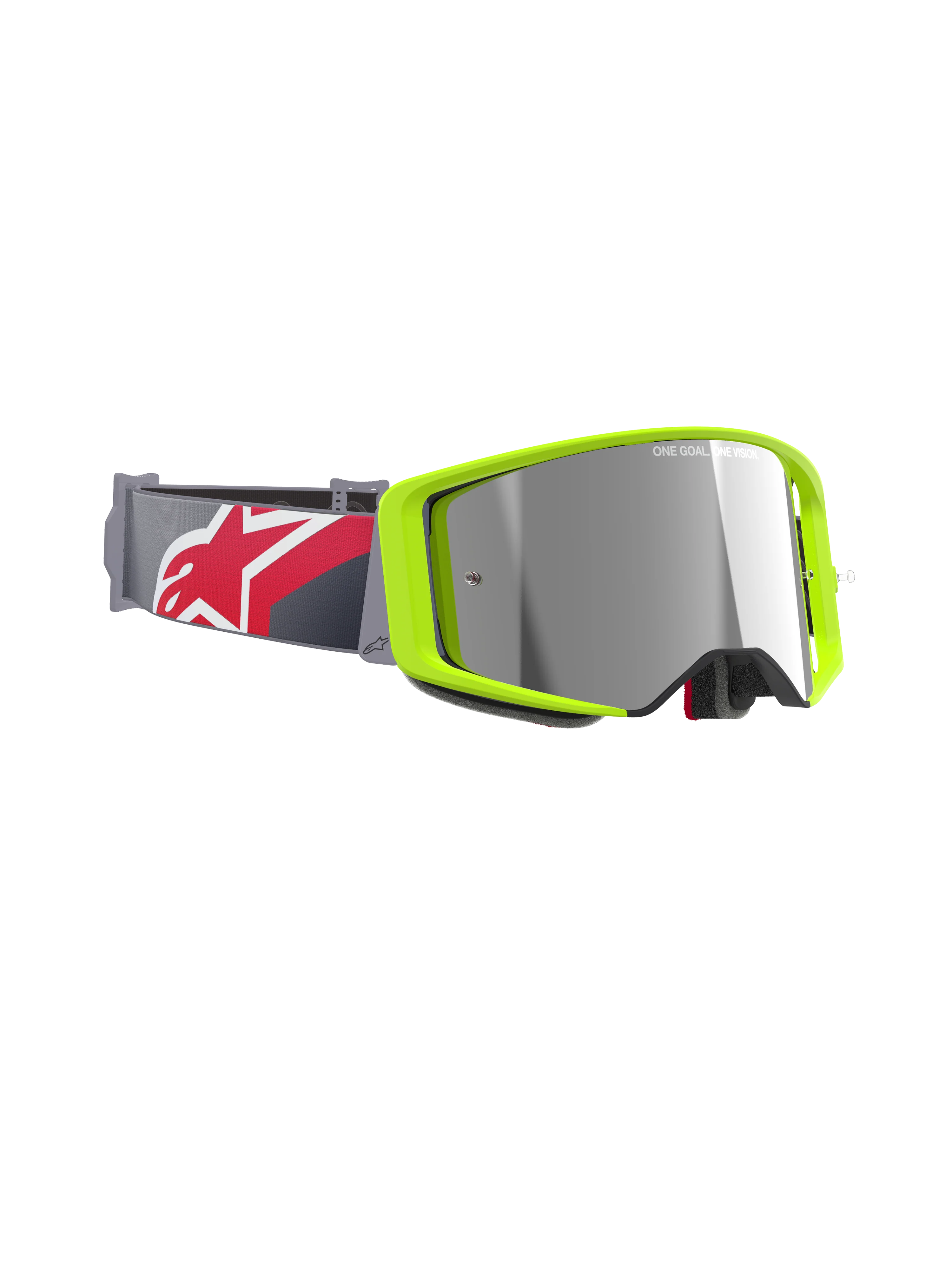 Alpinestars - Supertech Corp Yellow/Red Mirror Lens Goggle - Image 2