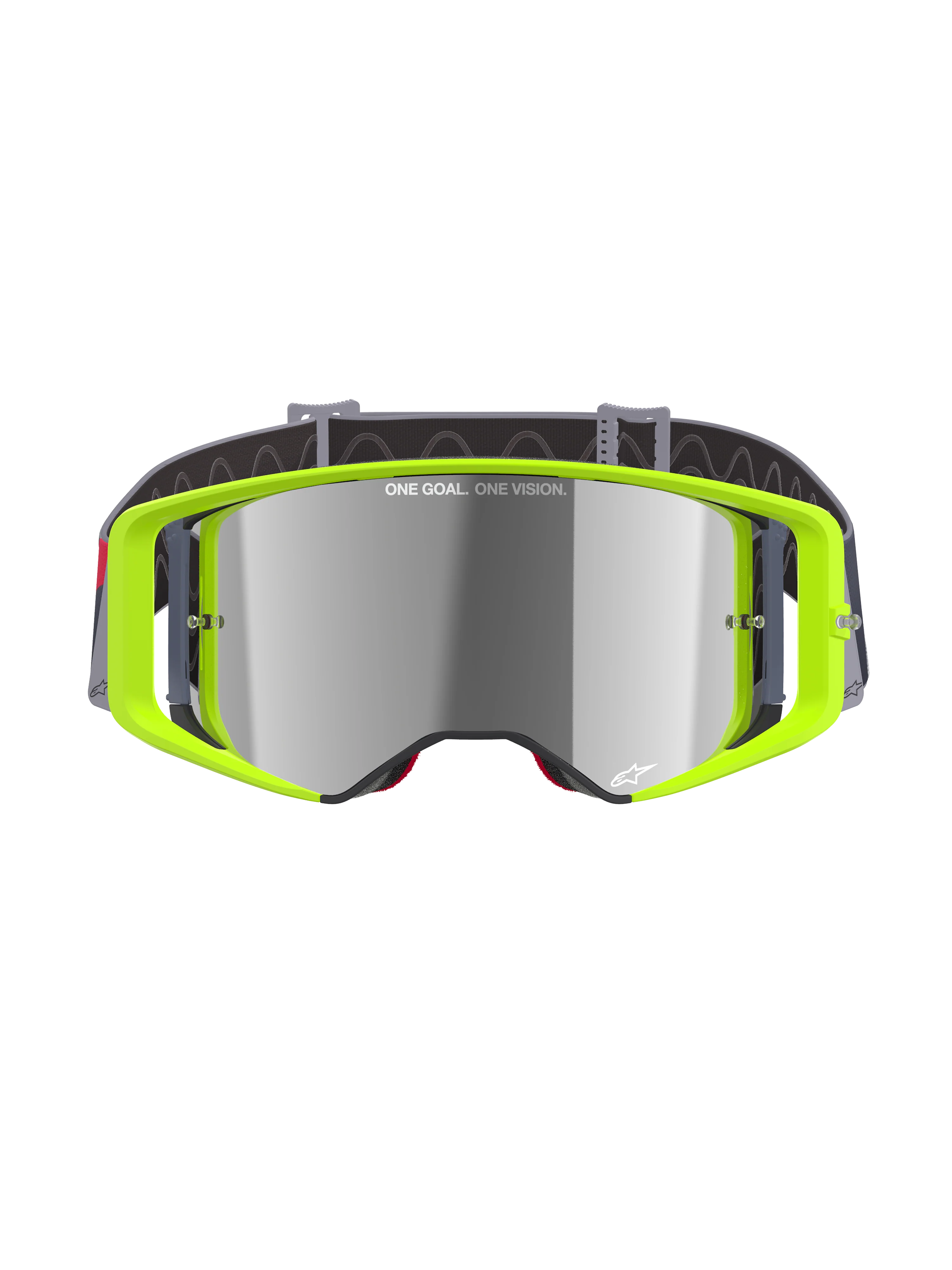 Alpinestars - Supertech Corp Yellow/Red Mirror Lens Goggle - Image 3