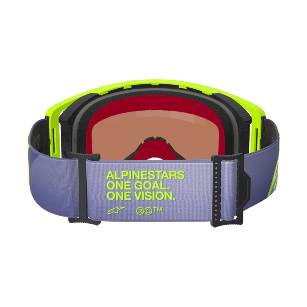 Alpinestars - Supertech Purple/Yellow Corp Goggles - Image 4
