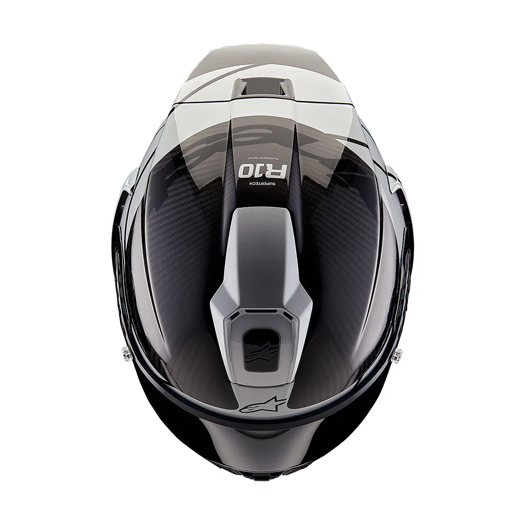 Alpinestars - Supertech SR10 Element Black Silver Carbon Helmet - Image 5