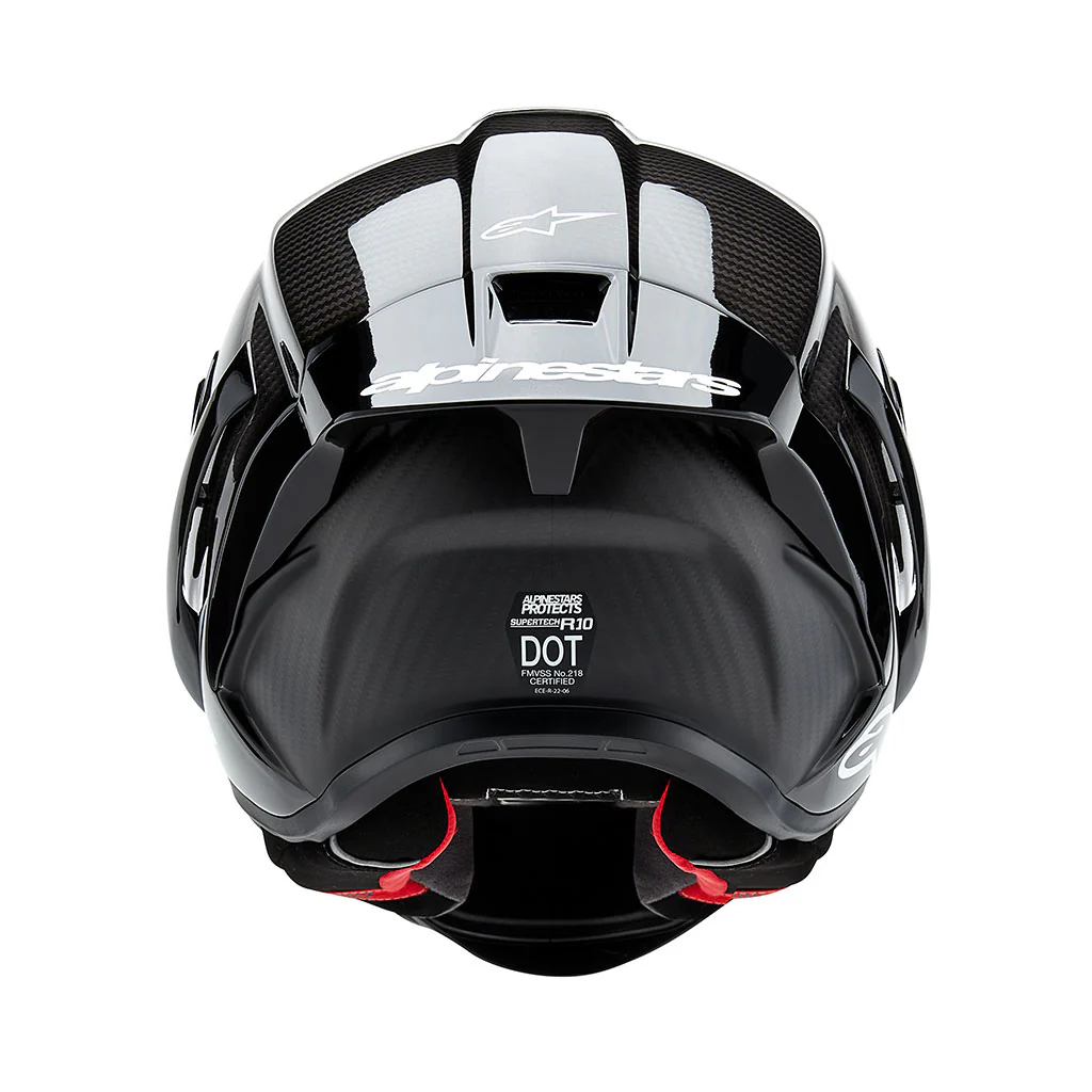 Alpinestars - Supertech SR10 Solid Black Carbon Helmet - Image 6