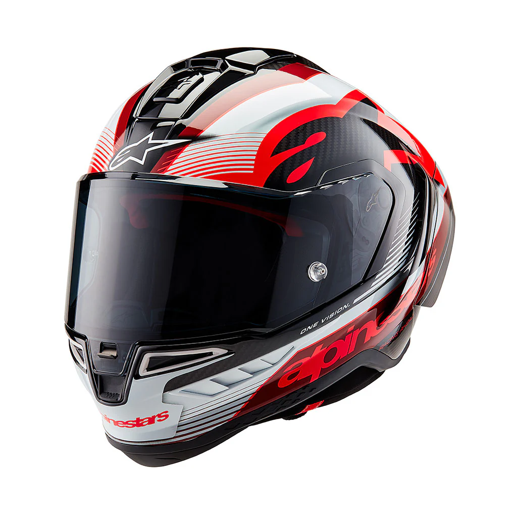 Alpinestars - Supertech SR10 Team Black Carbon Red White Helmet