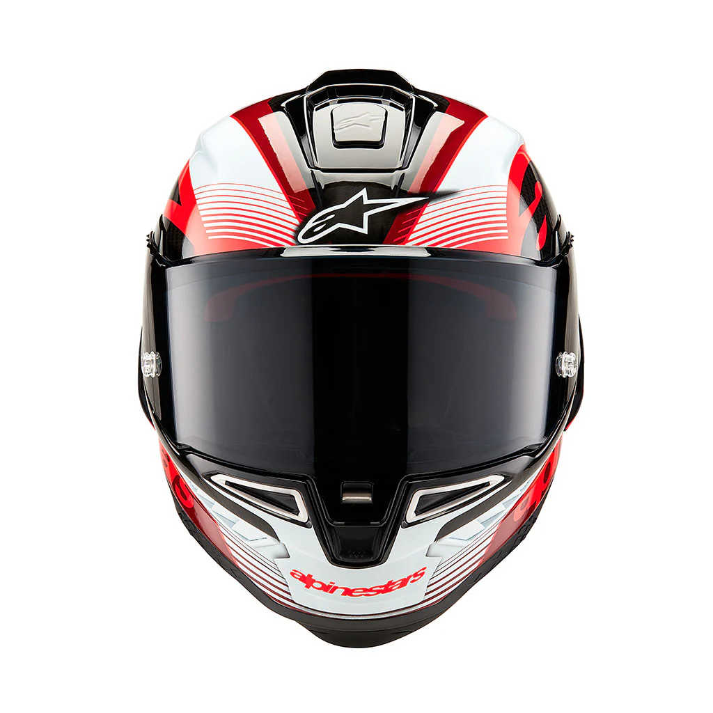 Alpinestars - Supertech SR10 Team Black Carbon Red White Helmet - Image 2