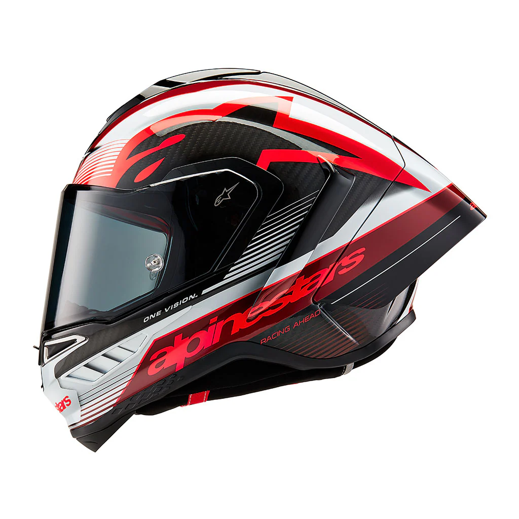 Alpinestars - Supertech SR10 Team Black Carbon Red White Helmet - Image 4