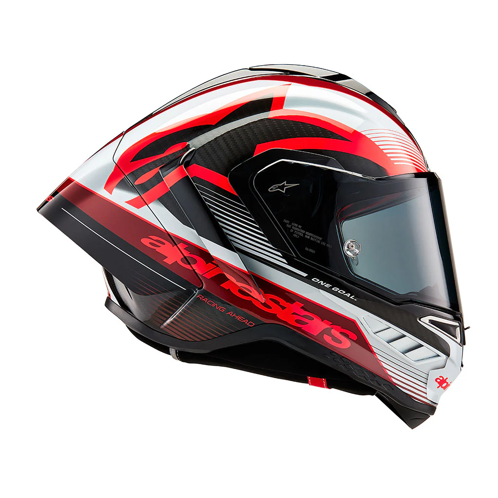 Alpinestars - Supertech SR10 Team Black Carbon Red White Helmet - Image 5