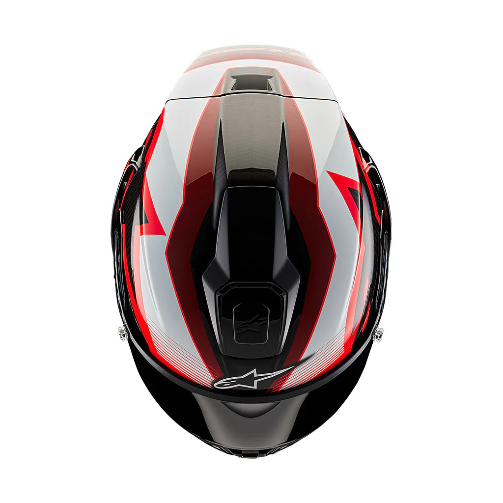 Alpinestars - Supertech SR10 Team Black Carbon Red White Helmet - Image 7