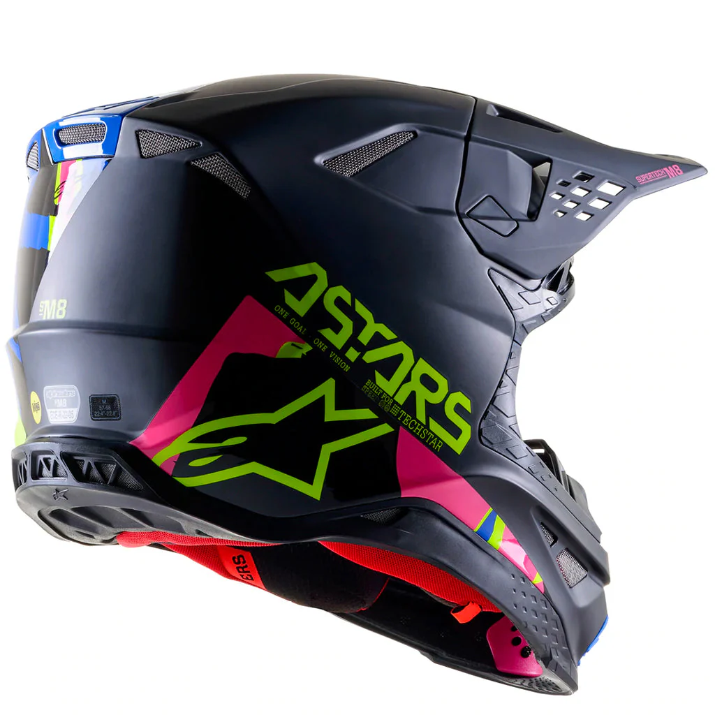 Alpinestars - S-M8 Echo Black/Multi Helmet - Image 3