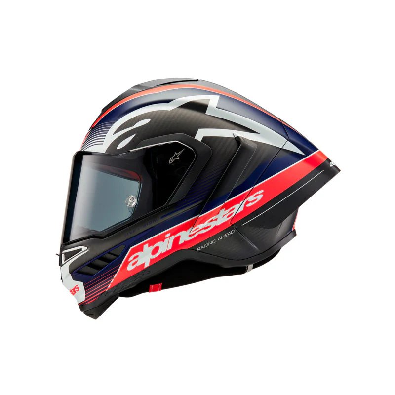 Alpinestars - Supertech R10 Team Black/Red/Fluro Carbon Helmet - Image 6