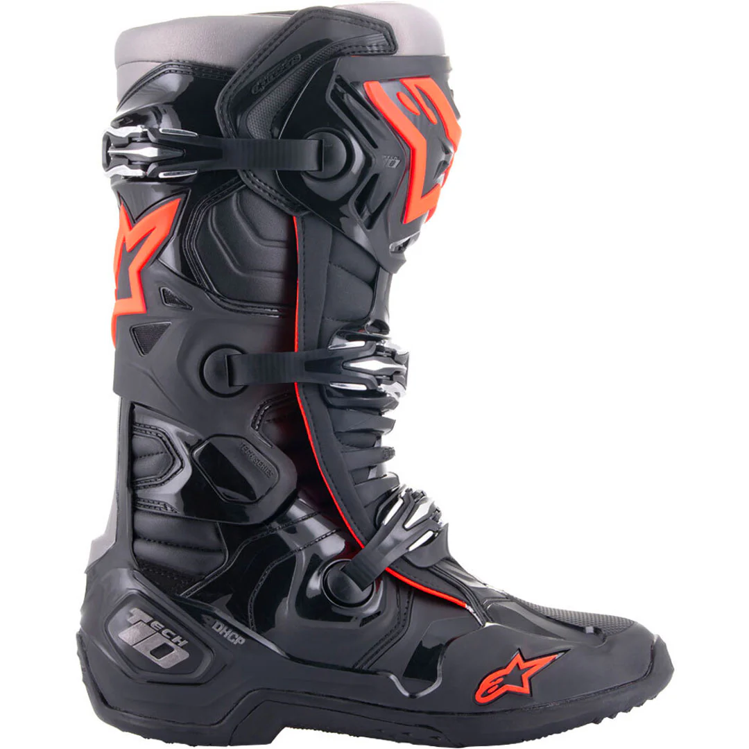 Alpinestars - Tech 10 Black/Grey/Red Boots - Image 2