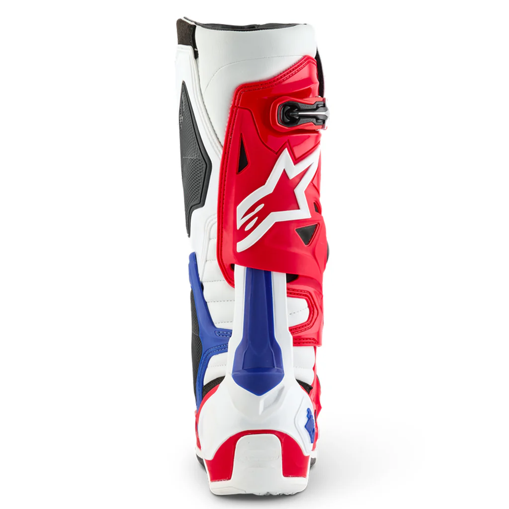 Alpinestars - Tech 10 LE Fortitude White/Red/Blue Boots - Image 6