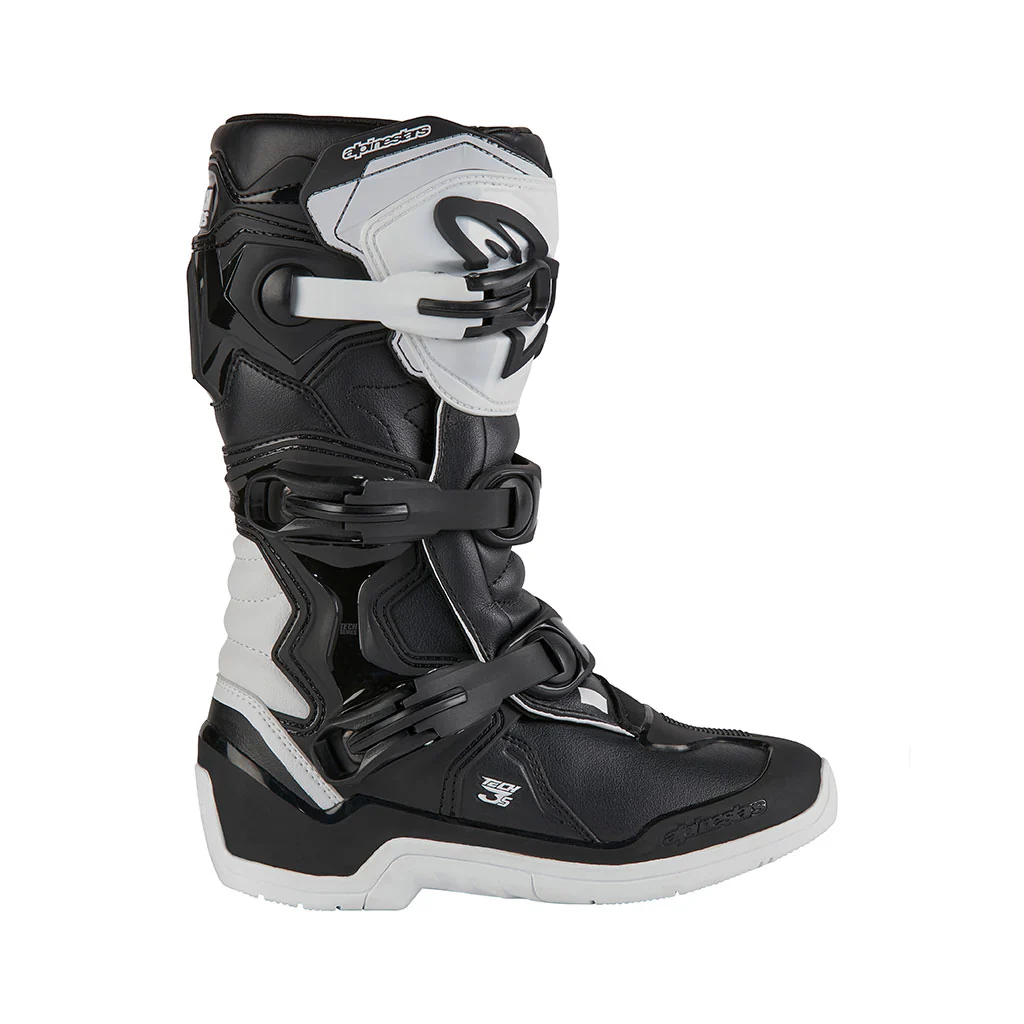 Alpinestars - Tech 3s V2 Black/White Youth MX Boots - Image 2