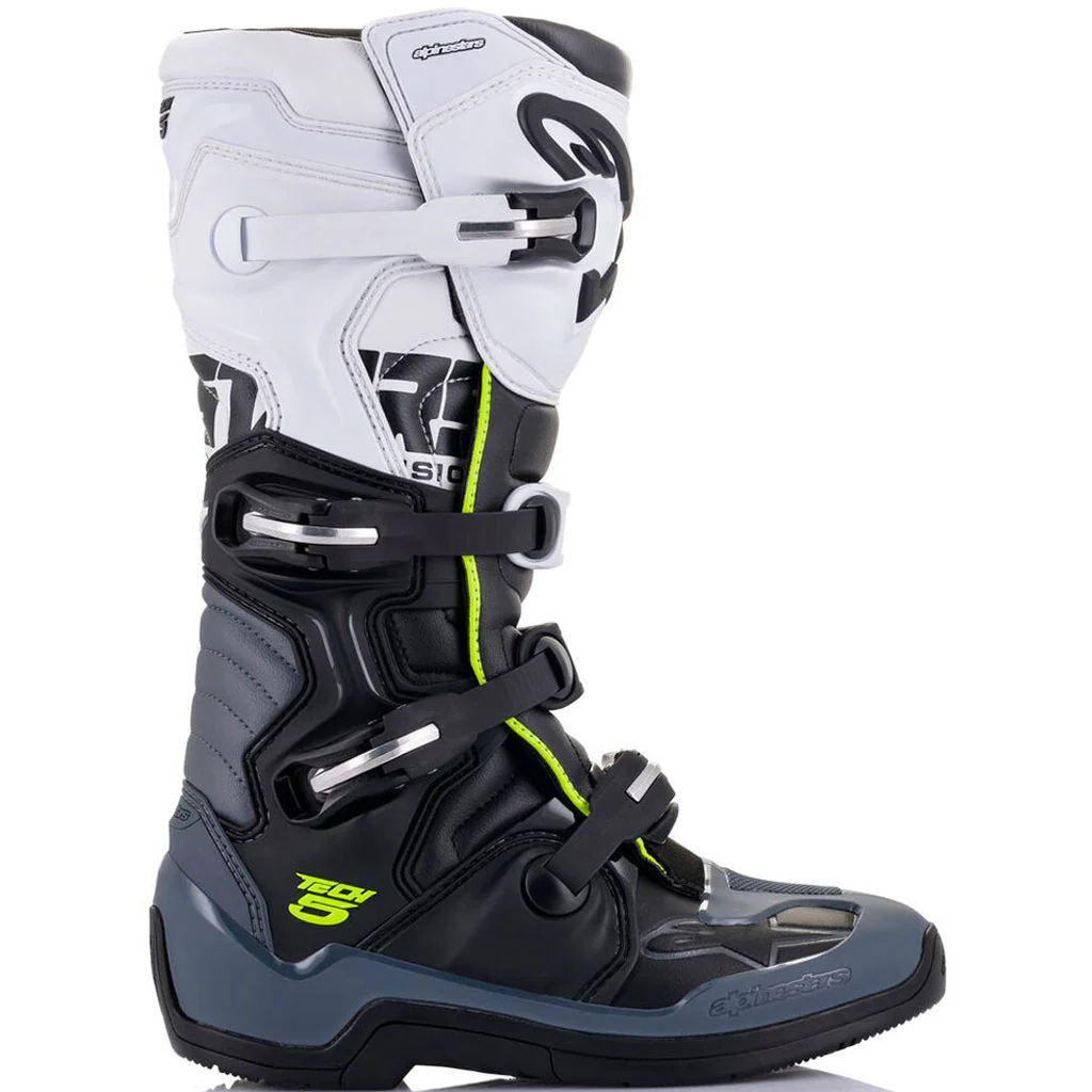 Alpinestars - Tech 5 Black/Grey/White MX Boots - Image 2