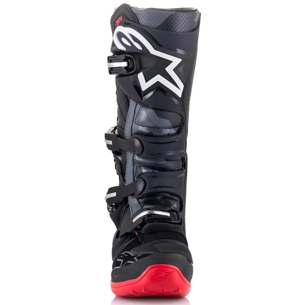Alpinestars - Tech 7 Black/Grey/Red MX Boots - Image 2