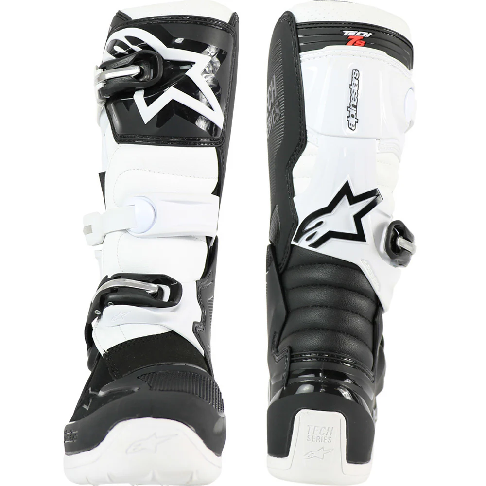 Alpinestars - Tech 7s Black/White Youth MX Boots - Image 2