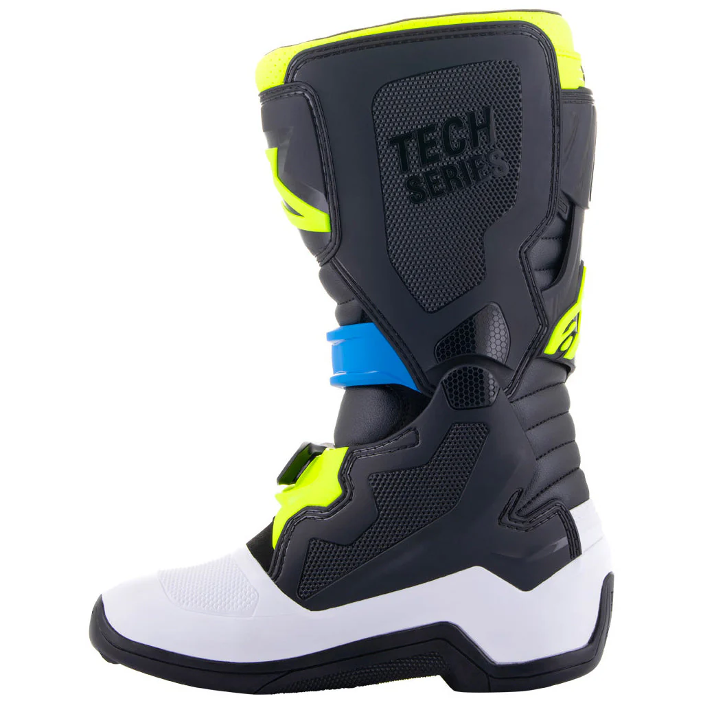 Alpinestars - Tech 7s Blue/White/Yellow Youth Boots - Image 3