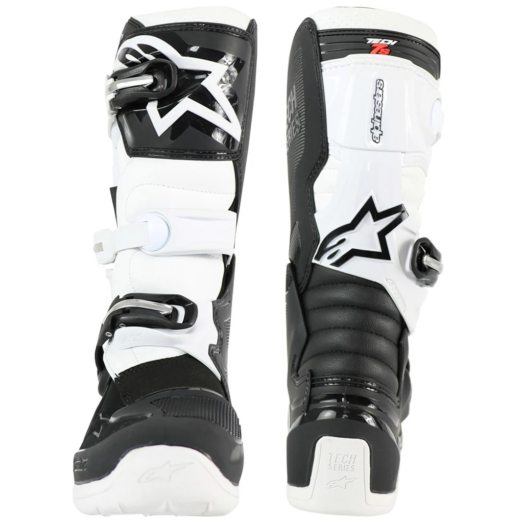 Alpinestars - Tech 7s Black/White Youth MX Boots - Image 4