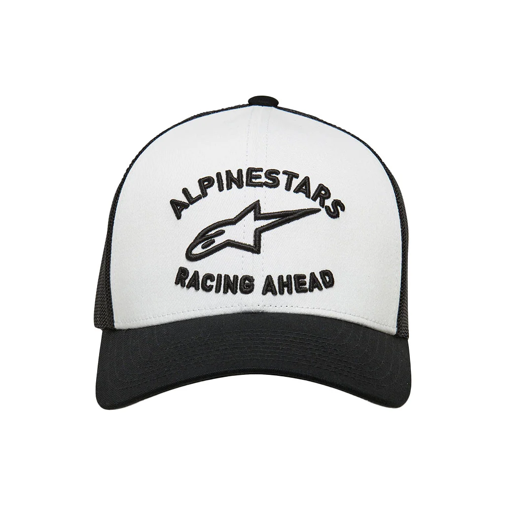Alpinestars - Triple White Black Trucker Hat - Image 2