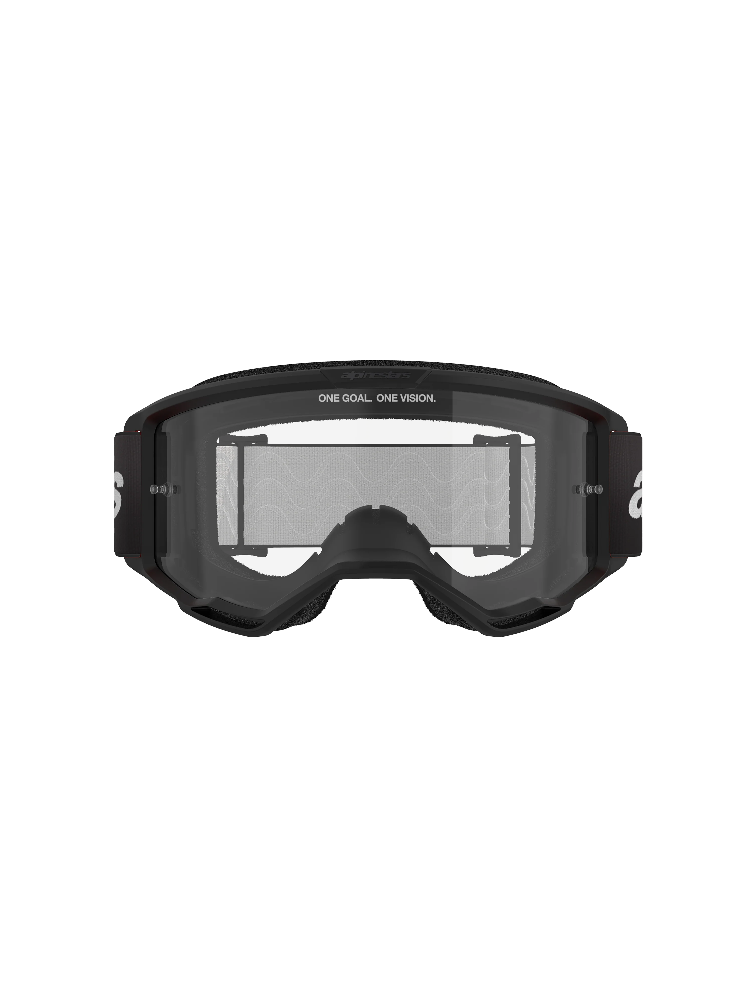Alpinestars - Vision 3 Wordmark Black Clear Lens Goggle - Image 3