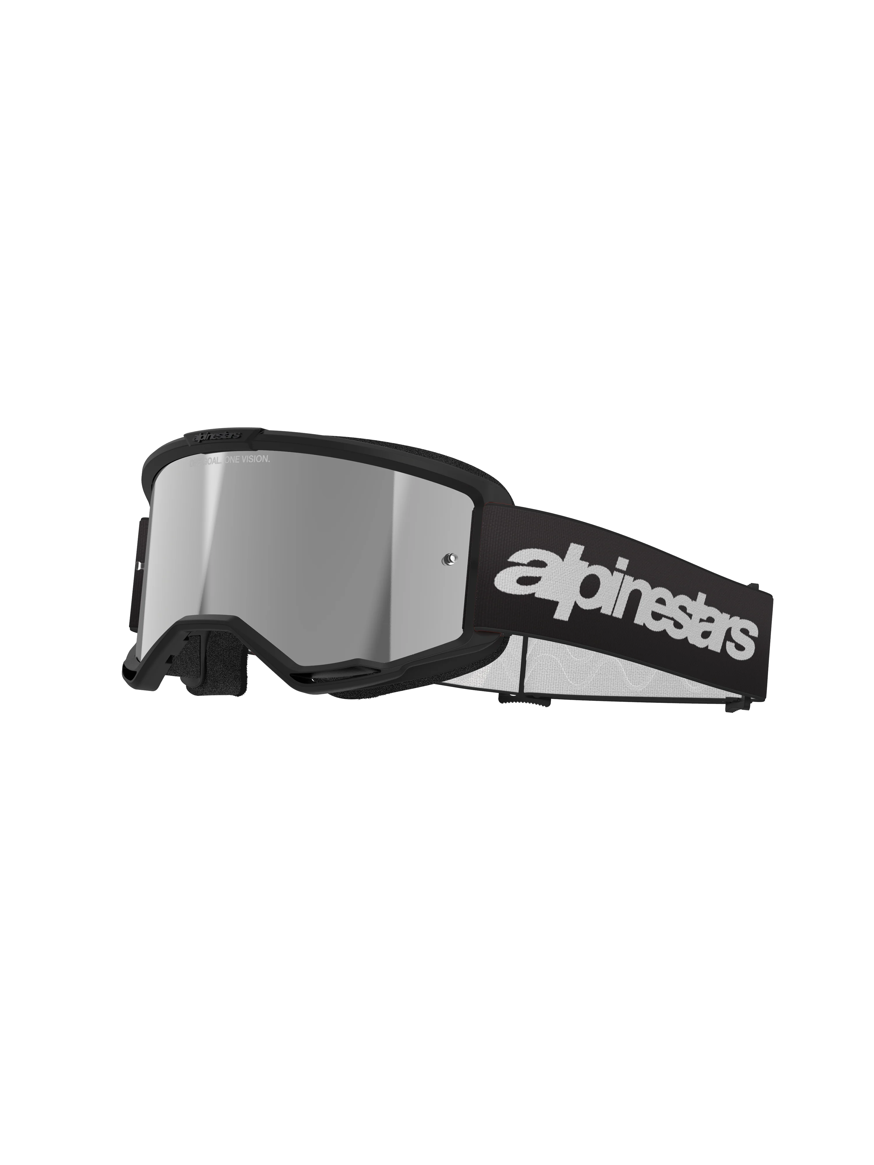 Alpinestars - Vision 3 Wordmark Black Mirror Lens Goggle