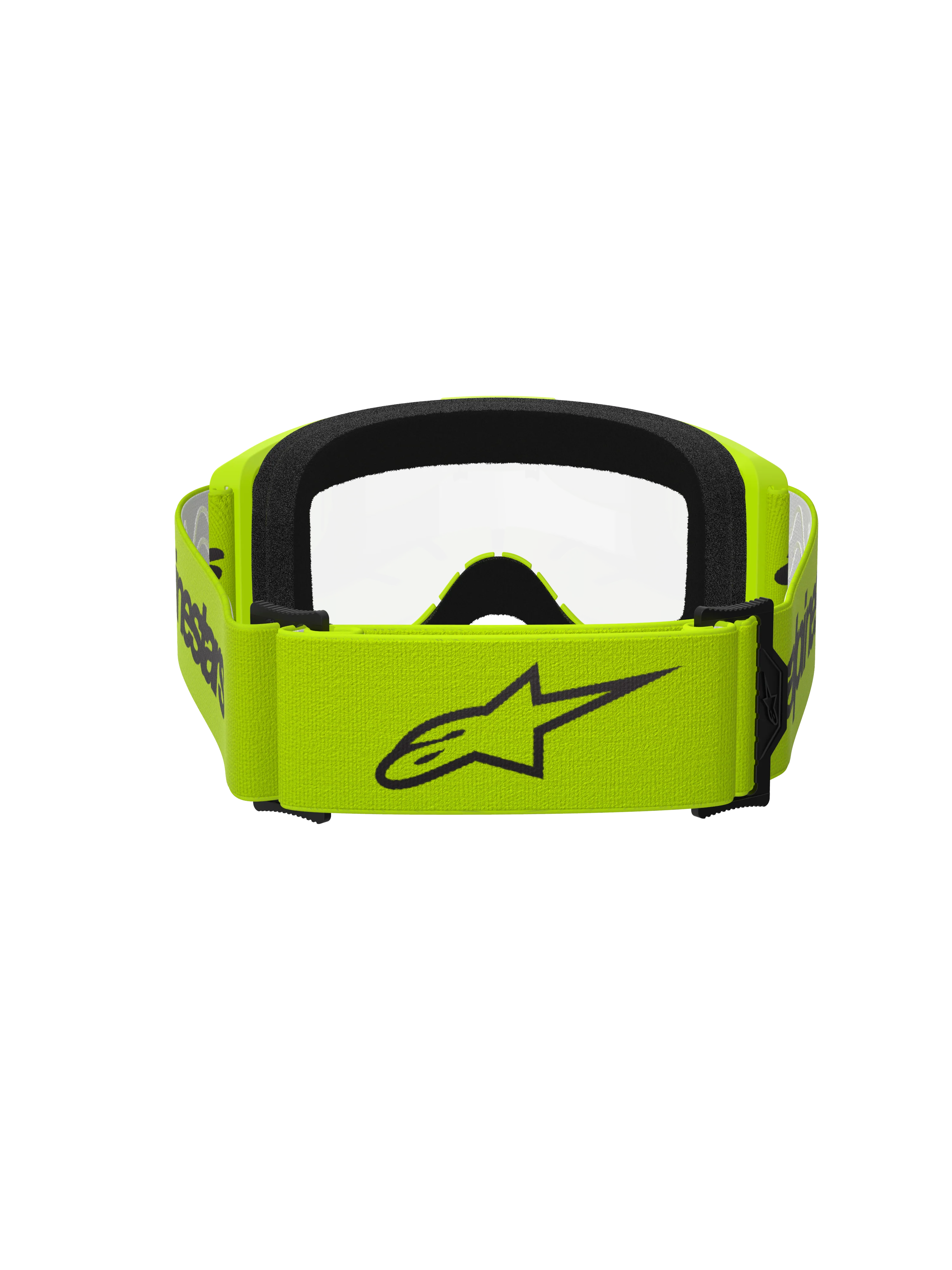 Alpinestars - Vision 3 Wordmark Yellow Clear Lens Goggle - Image 4