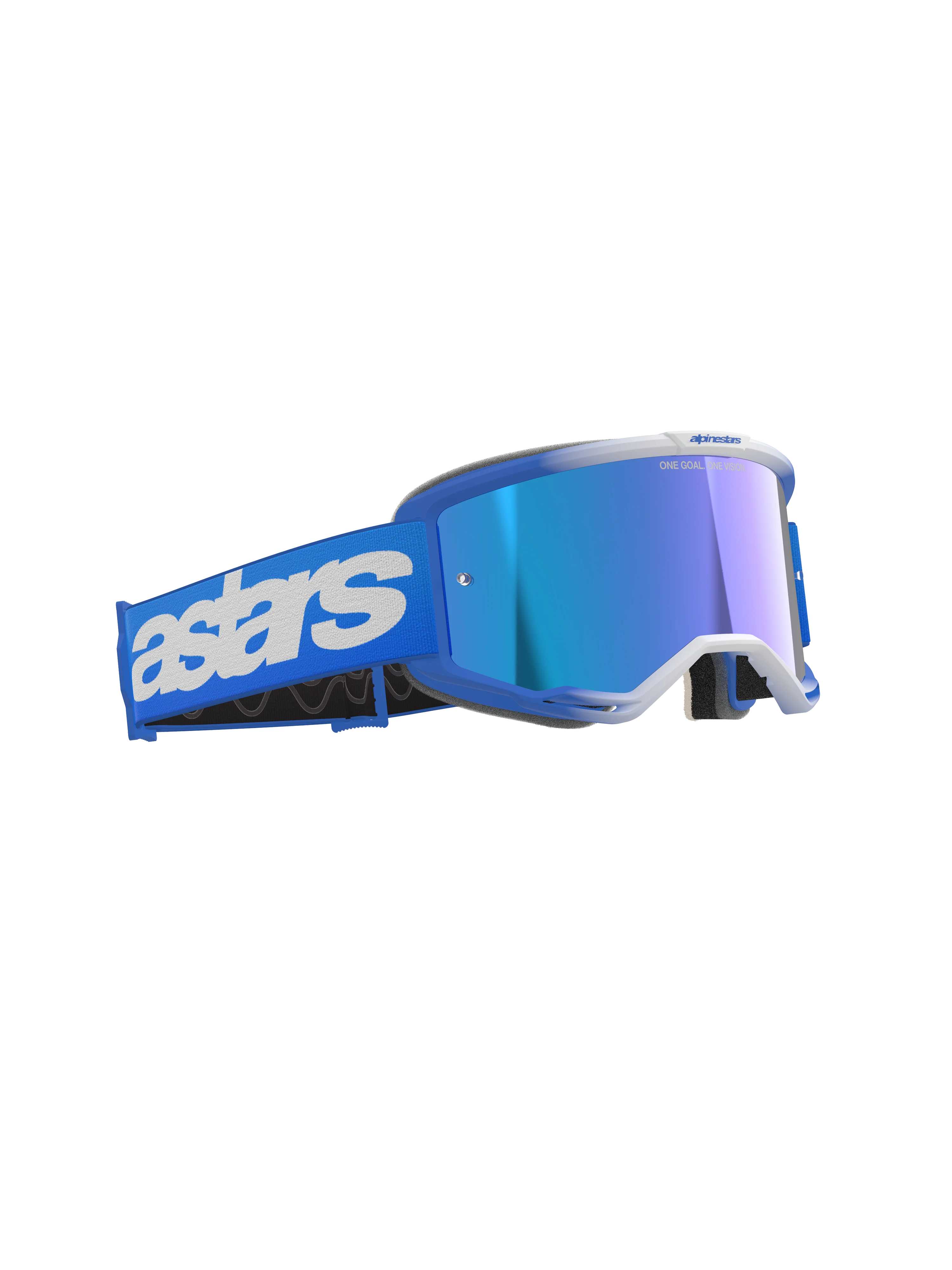 Alpinestars - Vision 5 Blaze Blue Mirror Lens Goggle - Image 2