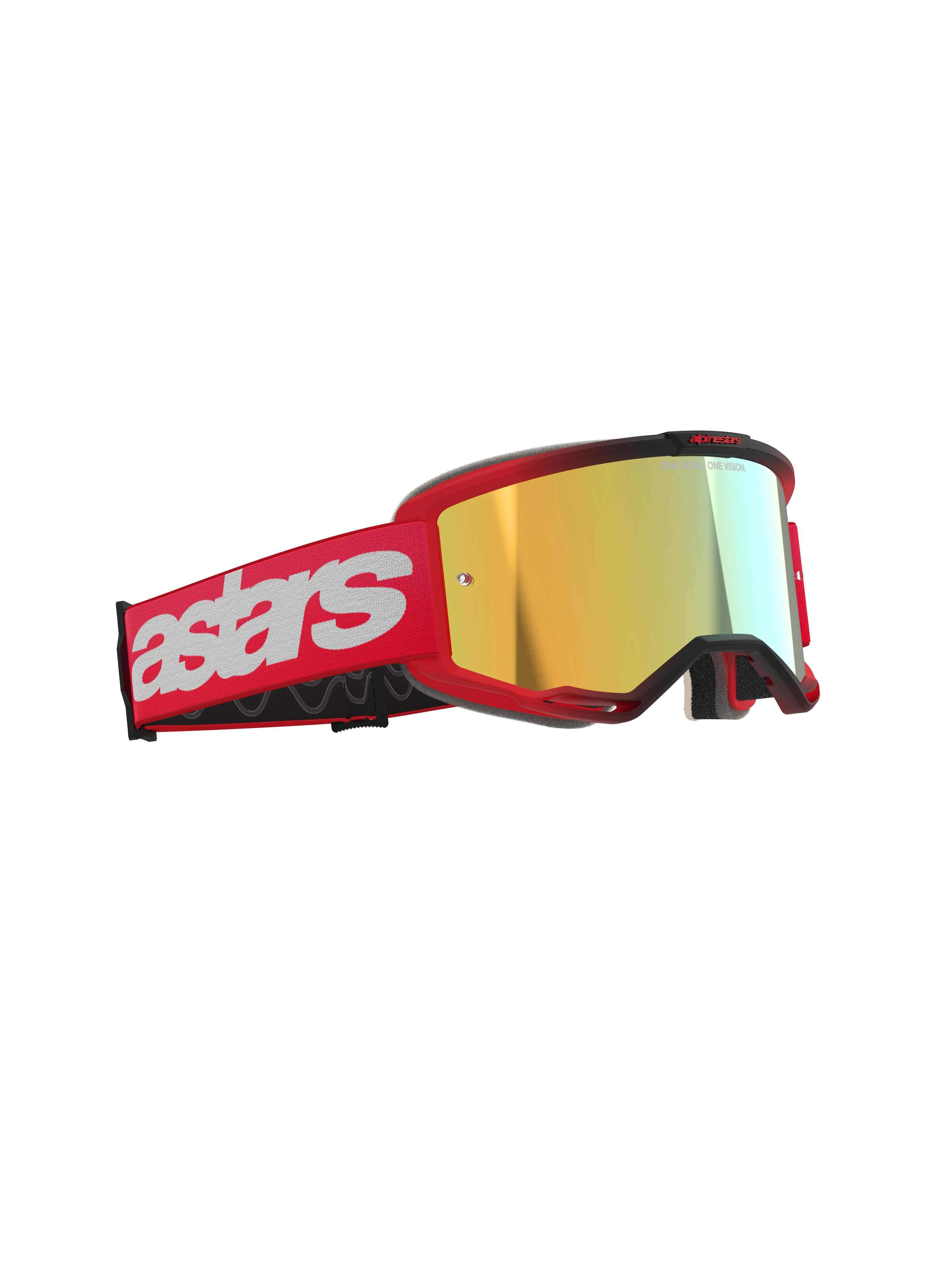Alpinestars - Vision 5 Blaze Red Mirror Lens Goggle - Image 2