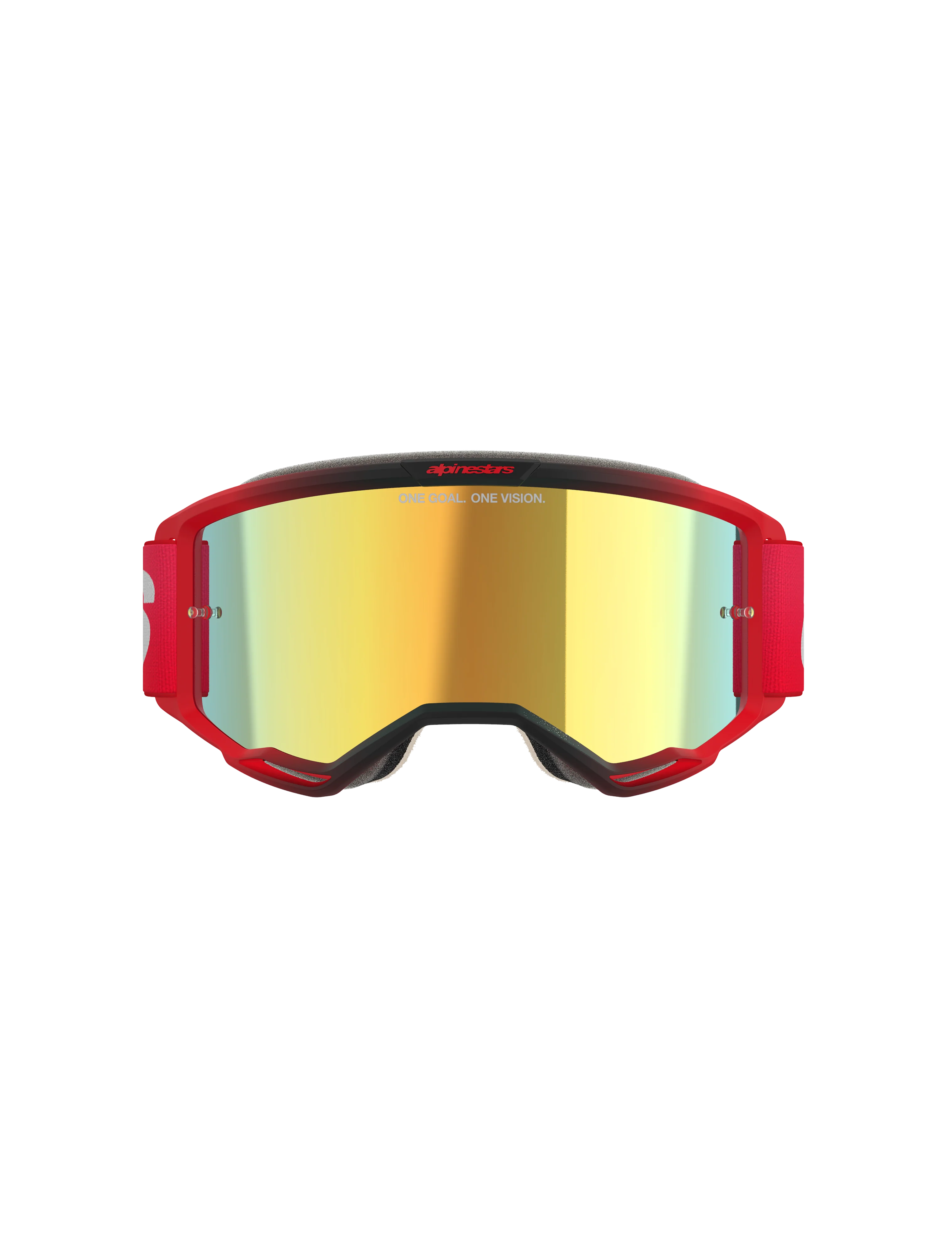 Alpinestars - Vision 5 Blaze Red Mirror Lens Goggle - Image 3