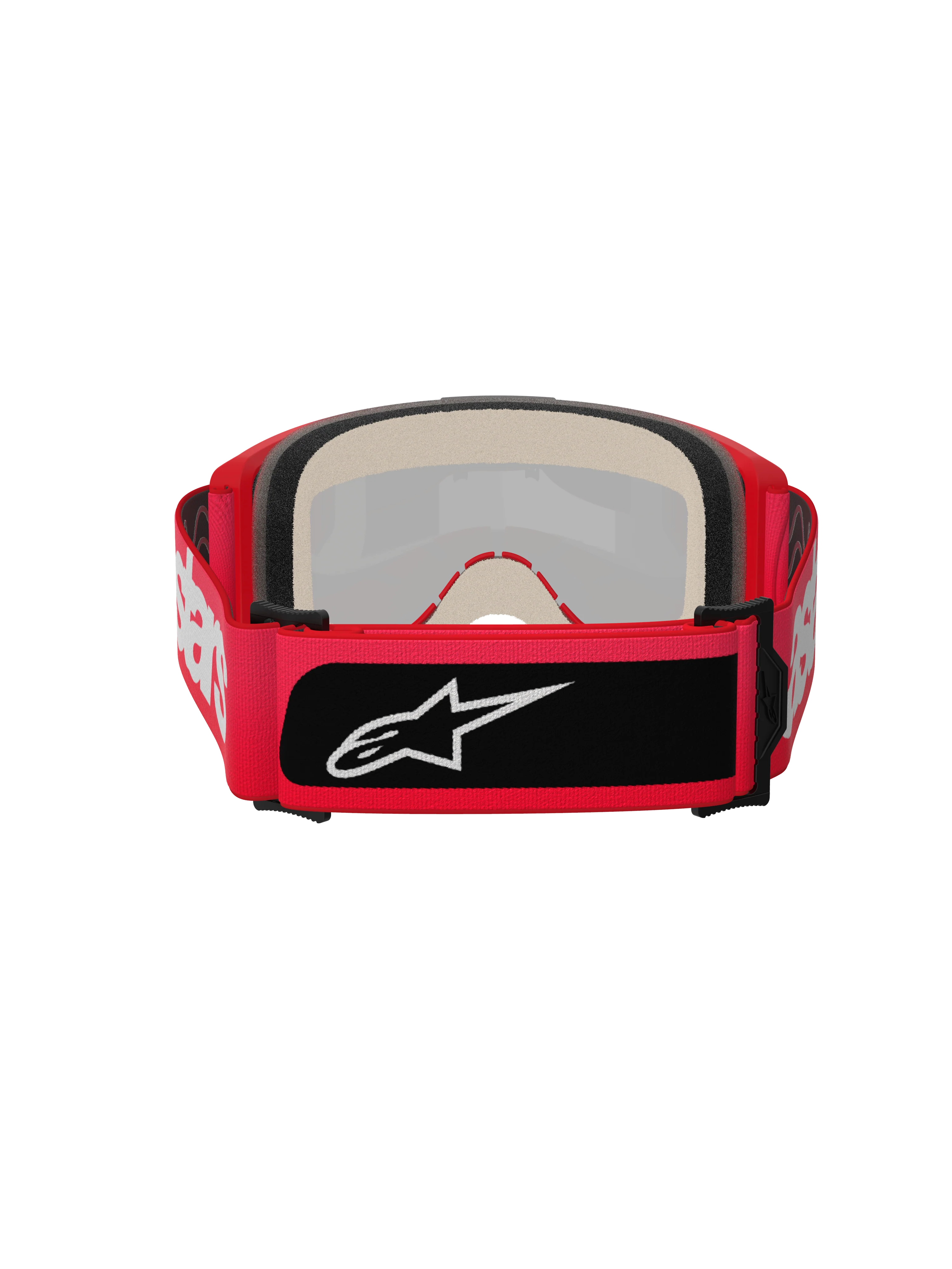 Alpinestars - Vision 5 Blaze Red Mirror Lens Goggle - Image 4
