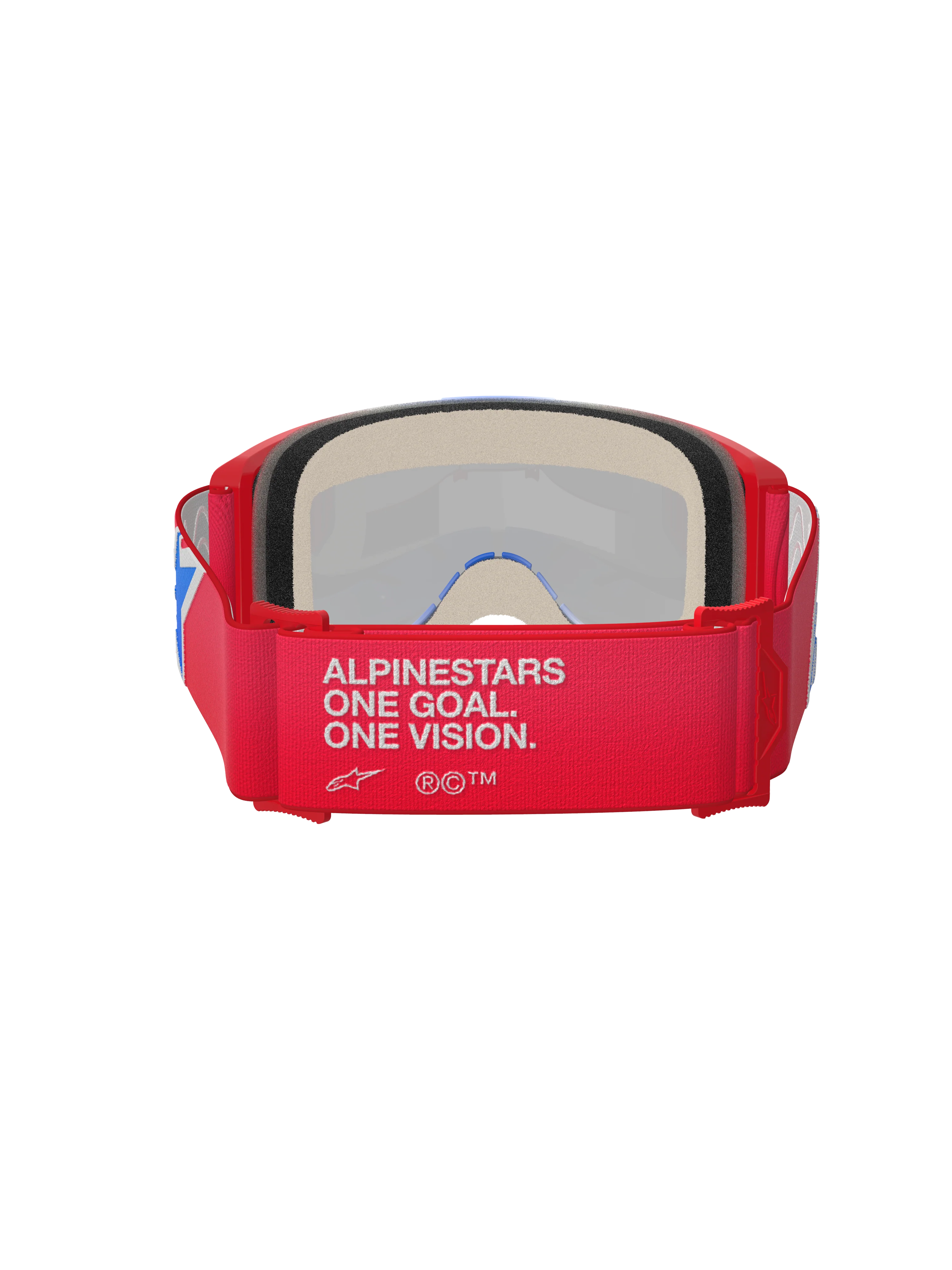 Alpinestars - Vision 5 Corp Red/White/Blue Mirror Lens Goggle - Image 4